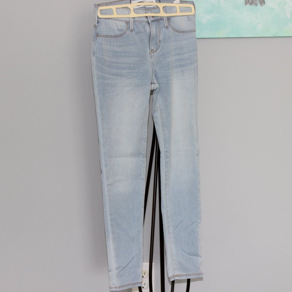 Old Navy Girls Faded Lt Blue Ballerina Jeans-S10
